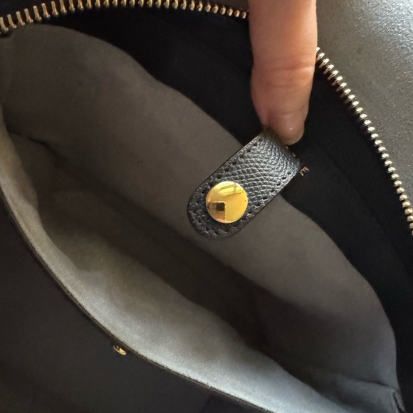 Senreve Mini Maestra - Black Pebbled Leather with Gold Hardware - Picture 6 of 10